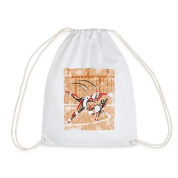 Sumo Wrestler Art Japonais Vintage Rétro - Sac de sport léger - blanc - Devant