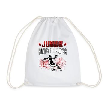 Junior Handball Player Handballer Handballspieler - Turnbeutel - Weiß - Vorne
