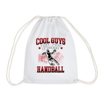 King joue Handball Handball Player Handball Player - Sac de sport léger - blanc - Devant