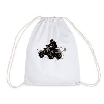 Quad Driver Off-road Off-road Vehicle Gift - Sac de sport léger - blanc - Devant