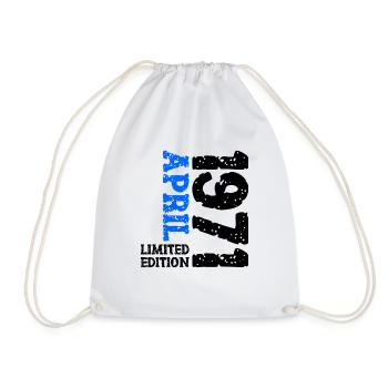 1971 avril édition limitée cadeau d’anniversaire - Sac de sport léger - blanc - Devant