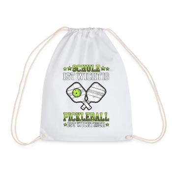 Pickleball ist wichtiger Pickelball - Turnbeutel - Weiß - Vorne