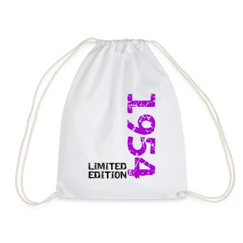 1954 édition limitée cadeau d’anniversaire femme mari - Sac de sport léger - blanc - Devant