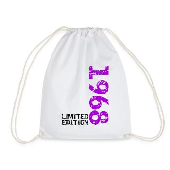 1968 Limited Edition Birthday Gift Wife Husband - Drawstring Bag - white - Front