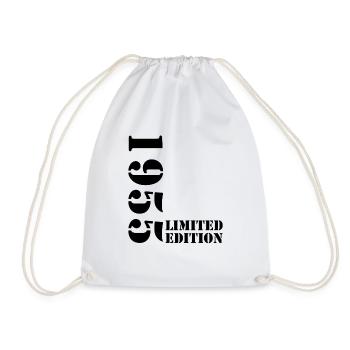 1955 Limited Edition Birthday Gift Wife Husband - Drawstring Bag - white - Front