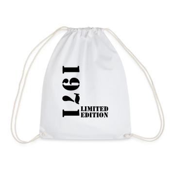 1971 édition limitée anniversaire cadeau femme mari - Sac de sport léger - blanc - Devant