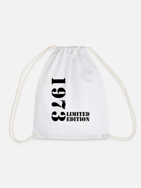 1973 Limited Edition Geburtstag Geschenk Frau Mann - Turnbeutel - Weiß