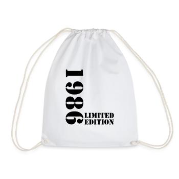 1986 édition limitée anniversaire cadeau femme mari - Sac de sport léger - blanc - Devant
