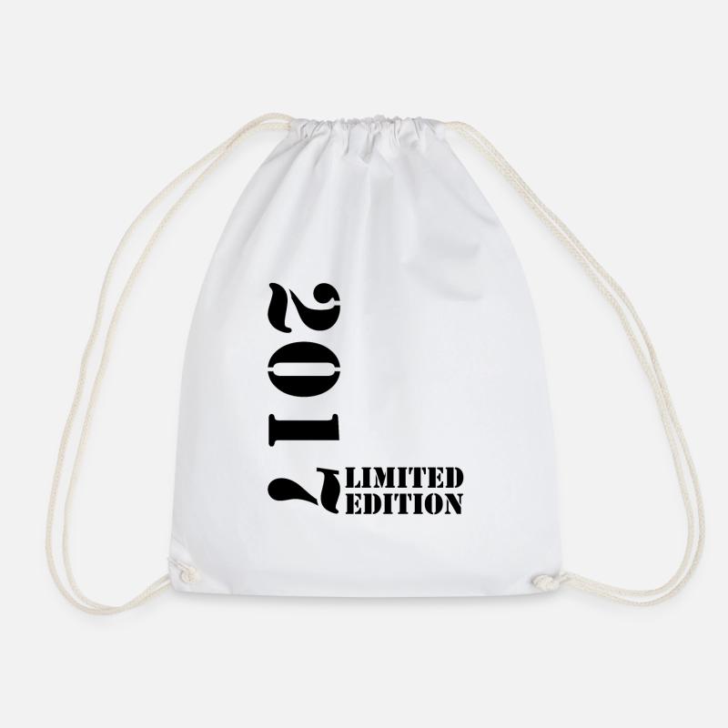 2017 Limited Edition Geburtstag Geschenk Deko - Turnbeutel - Weiß