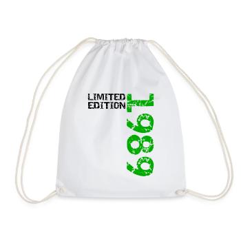 1989 Limited Edition Birthday Gift Wife Husband - Drawstring Bag - white - Front