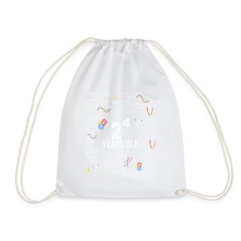 Two to the power of four = 16 years old - Mathematics - Drawstring Bag - white - Front
