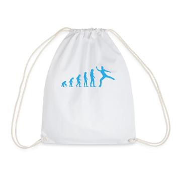 Patinage artistique Evolution Cadeau de patinage sur glace - Sac de sport léger - blanc - Devant