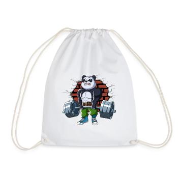 Fitness Training Pompes Panda Deadlift Fitness - Sac de sport léger - blanc - Devant