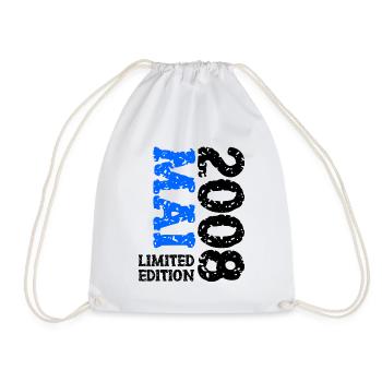 2008 Mai Limited Edition Geburtstag Geschenk - Turnbeutel - Weiß - Vorne