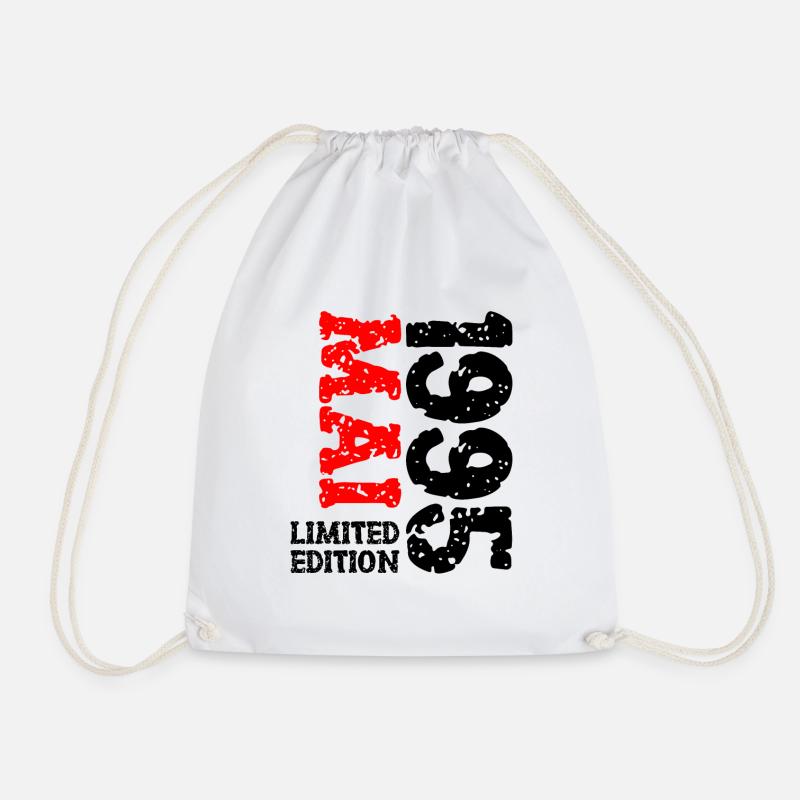 1995 Mai Limited Edition Geburtstag Geschenk - Turnbeutel - Weiß