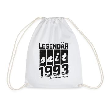 LEGENDÄR SEIT 1993 WASCHECHTES ORIGINAL GEBURTSTAG - Turnbeutel - Weiß - Vorne