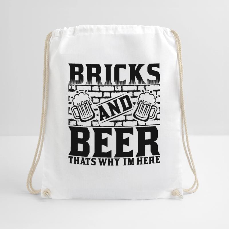 Masonry, masonry, bricklayer, apprentice, mason, master Drawstring Bag