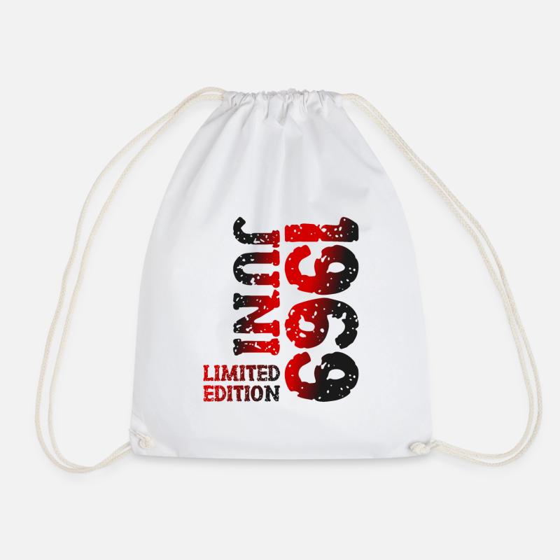 1969 Juni Limited Edition Geburtstag Geschenk - Turnbeutel - Weiß
