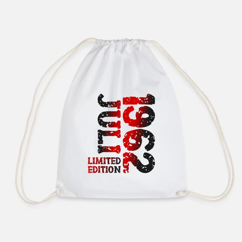 1962 Juli Limited Edition Geburtstag Geschenk - Turnbeutel - Weiß