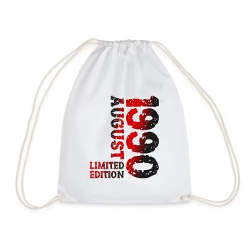 1990 Août Édition Limitée 33e Tenue d’anniversaire - Sac de sport léger - blanc - Devant