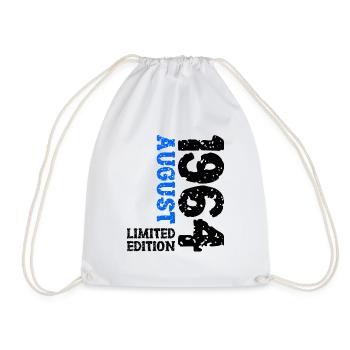 1964 August Limited Edition 59th Birthday Outfit - Drawstring Bag - white - Front