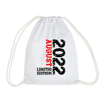 2022 August Limited Edition 1. Geburtstag Outfit - Turnbeutel - Weiß - Vorne