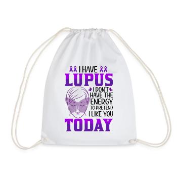 Lupus Bewusstseins Monat - Turnbeutel - Weiß - Vorne