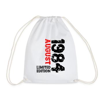 1984 Août Édition Limitée 39e Tenue d’anniversaire - Sac de sport léger - blanc - Devant