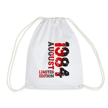 1984 Août Édition Limitée 39e Tenue d’anniversaire - Sac de sport léger - blanc - Devant
