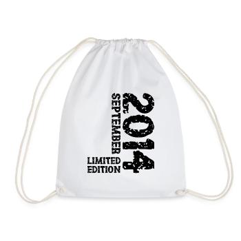 2014 Septembre Edition Limitée Décoration du 9ème anniversaire - Sac de sport léger - blanc - Devant