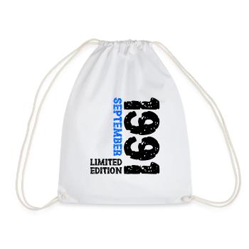 1991 Septembre Édition Limitée 32e Décoration Anniversaire - Sac de sport léger - blanc - Devant