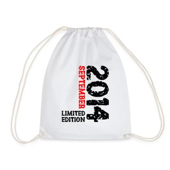 2014 Septembre Edition Limitée Décoration du 9ème anniversaire - Sac de sport léger - blanc - Devant