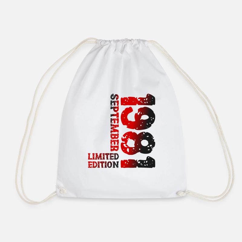 1981 Septembre Édition Limitée 42e Décoration Anniversaire - Sac de sport léger - blanc