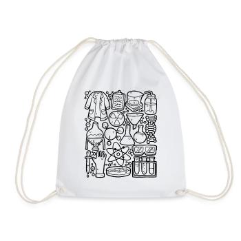 Chemistry - Drawstring Bag - white - Front