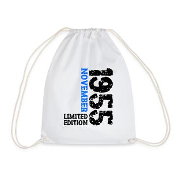 1955 novembre édition limitée 68e anniversaire décoration - Sac de sport léger - blanc - Devant