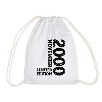 2000 novembre édition limitée 23e anniversaire décoration - Sac de sport léger - blanc - Devant