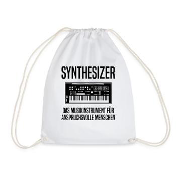Synthesizern Anspruchsvolle Musikliebhaber - Turnbeutel - Weiß - Vorne