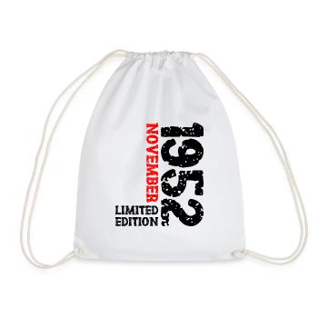 1952 novembre édition limitée 71e anniversaire décoration - Sac de sport léger - blanc - Devant