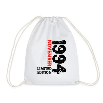 1994 November Limited Edition 29th Birthday Decoration - Drawstring Bag - white - Front