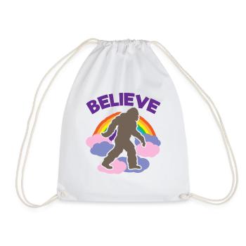 Croyance en l’être surnaturel Bigfoot - Sac de sport léger - blanc - Devant