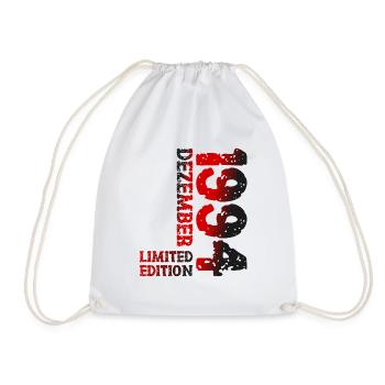1994 December Limited Edition 29th Birthday Decoration - Drawstring Bag - white - Front