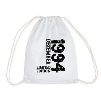 1994 December Limited Edition 29th Birthday Decoration - Drawstring Bag - white - Front