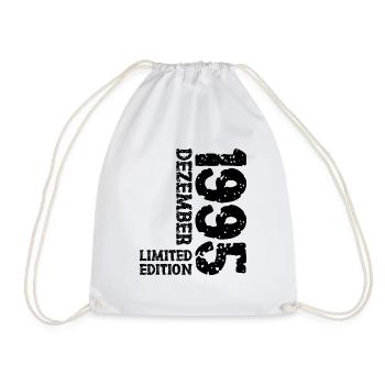 1995 décembre édition limitée 28e anniversaire décoration - Sac de sport léger - blanc - Devant