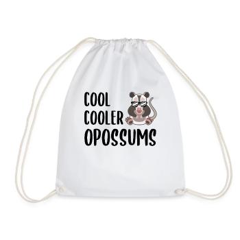 Cooleres Opossum Trendtier Sonnenbrille - Turnbeutel - Weiß - Vorne
