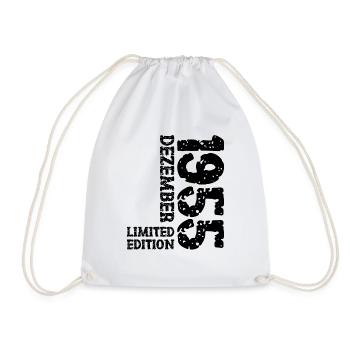 1955 décembre édition limitée 68e anniversaire décoration - Sac de sport léger - blanc - Devant
