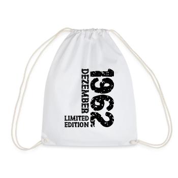 1962 décembre édition limitée 61e anniversaire décoration - Sac de sport léger - blanc - Devant