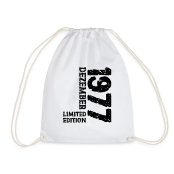 1977 décembre édition limitée 46e anniversaire décoration - Sac de sport léger - blanc - Devant