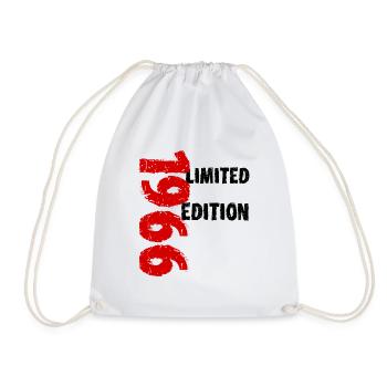 1966 Limited Edition Birthday Gift Wife Husband - Drawstring Bag - white - Front