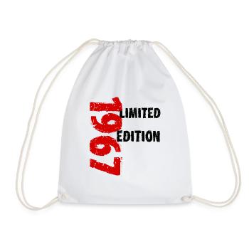 1967 Limited Edition 56th Birthday Gift Fun - Drawstring Bag - white - Front