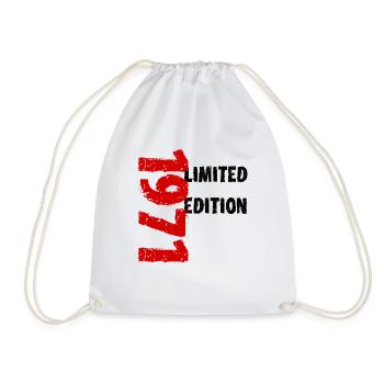 1971 édition limitée anniversaire cadeau femme mari - Sac de sport léger - blanc - Devant